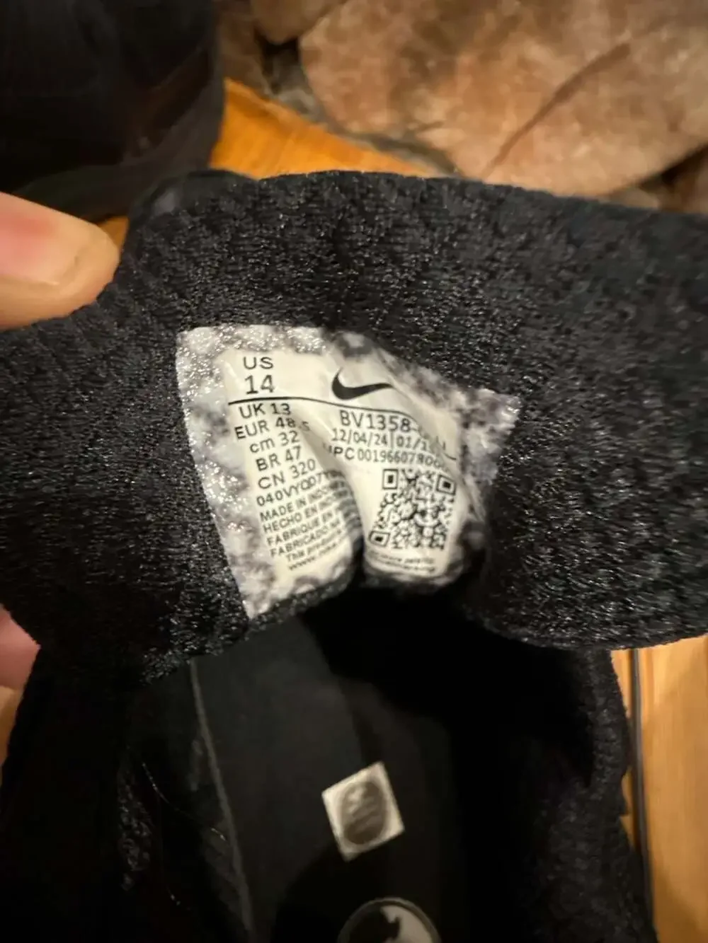 Nike Zoom Vomero 5 Triple Black Sneakers